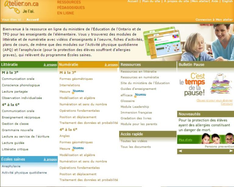 Image du site Web: Atelier