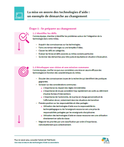 Aperçu du guide de mise en oeuvre