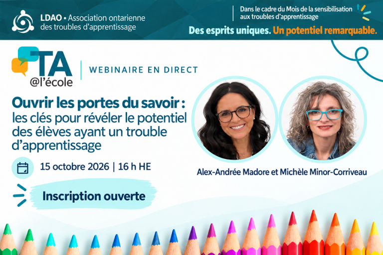 Ouvrir les portes du savoir : les clés pour révéler le potentiel des élèves ayant un trouble d’apprentissage